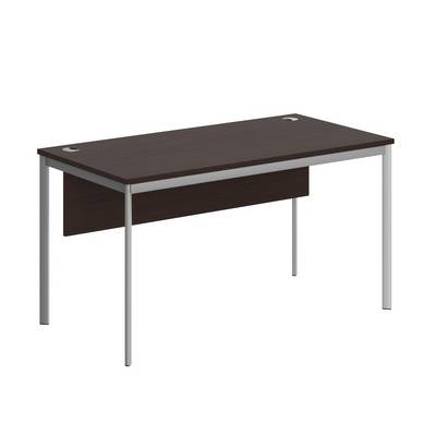 Imago-S СП-3SD (Венге/Алюминий) Стол прямой с фронтальной панелью