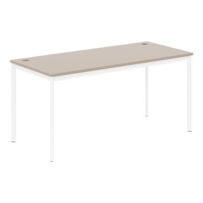 Imago С СП-4S (Мокачино/Белый) Стол прямой