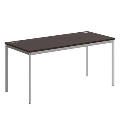 Imago-S СП-4S (Венге/Алюминий) Стол прямой