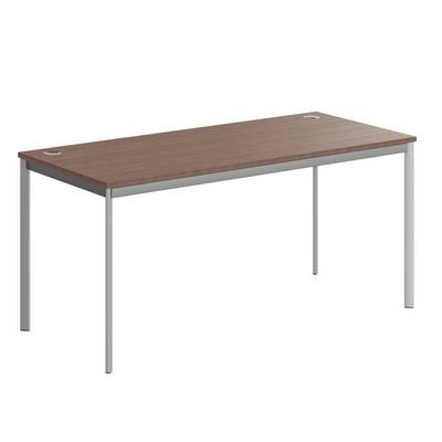 Imago-S СП-4S (Ясень шимо/Алюминий) Стол прямой