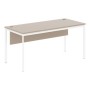 Imago С СП-4SD (Мокачино/Белый) Стол прямой с фронтальной панелью