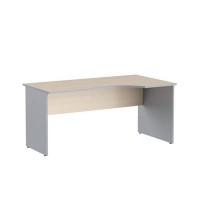 Imago СА-1 Пр (Клен/металлик) Стол письменный, правый