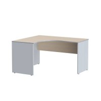 Imago СА-3 Л (Клен/металлик) Стол письменный, левый