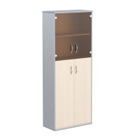 Imago СТ-1.7 (Клен/металлик) Шкаф высокий