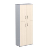 Imago СТ-1.8 (Клен/металлик) Шкаф высокий