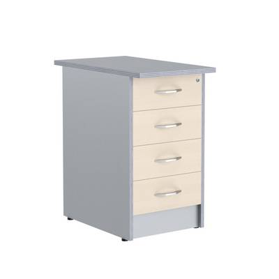 Imago ТП-4.2 (Клен/металлик) Тумба приставная