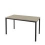 Инновация IL-31 (Акация морава/Антрацит) Стол на металлокаркасе