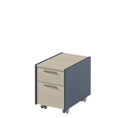 Инновация I-90 (Акация морава/Антрацит) Тумба подкатная