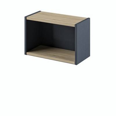 Инновация I-046 (Дуб сонома/Антрацит) Полка навесная