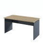 Инновация I-25 (Дуб сонома/Антрацит) Стол письменный, прямой