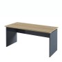 Инновация I-26 (Дуб сонома/Антрацит) Стол письменный, прямой