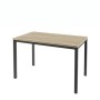 Инновация IL-30 (Дуб сонома/Антрацит) Стол на металлокаркасе