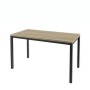 Инновация IL-31 (Дуб сонома/Антрацит) Стол на металлокаркасе