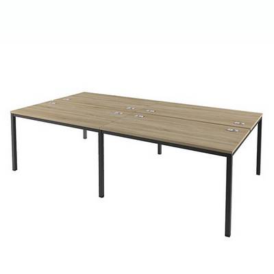 Инновация IL-51 (Дуб сонома/Антрацит) Бенч-система на металлокаркасе