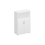 Комфорт К 363 (белый премиум) Шкаф для документов полузакрытый