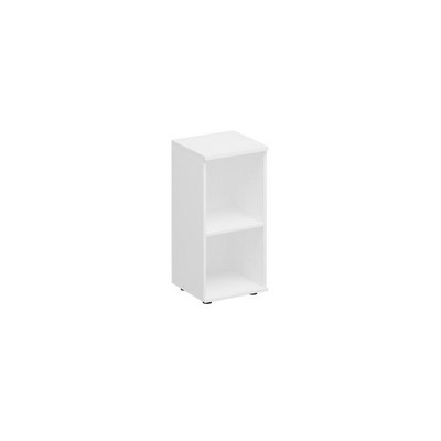 Комфорт К 422 (белый премиум) Стеллаж низкий узкий