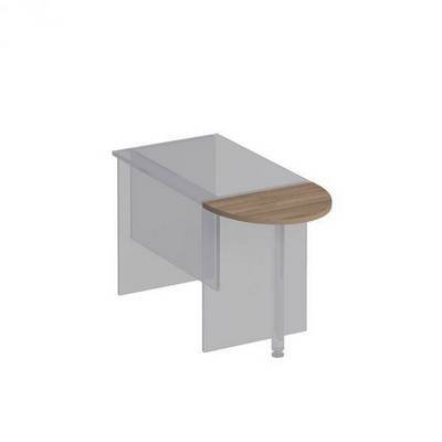 Комфорт К 201 (дуб шамони темный) Приставка к столу без опоры