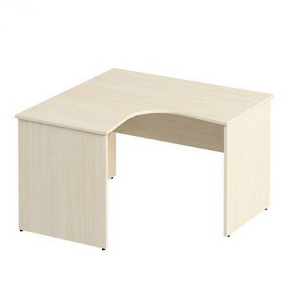 Комфорт К 136 (дуб шамони) Стол эргономичный левый