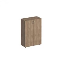 Комфорт К 364 (дуб шамони темный) Шкаф для документов закрытый