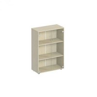 Комфорт К 366 (дуб шамони) Шкаф для документов с прозрачным стеклом