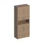 Комфорт К 374 (дуб шамони темный) Шкаф для документов закрытый 4-дверный с нишей