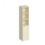 Комфорт К 380 (дуб шамони) Шкаф для документов узкий полузакрытый