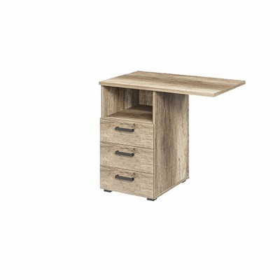 Lemo L-233 (Дуб Каньон) Тумба приставная