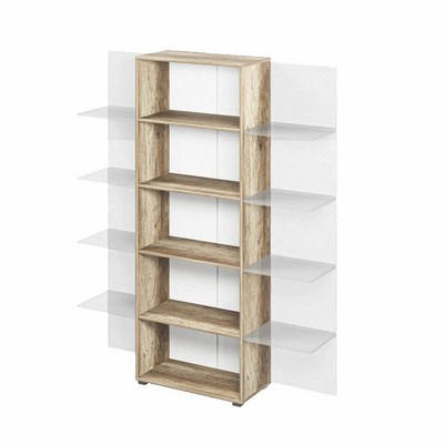 Lemo L-641 (Дуб Каньон) Стеллаж дополнительный