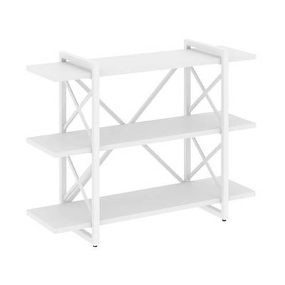 Loft VR.L-MST.O-3.8V (Белый бриллиант/Белый) Стеллаж на регулируемых опорах - 3 полки