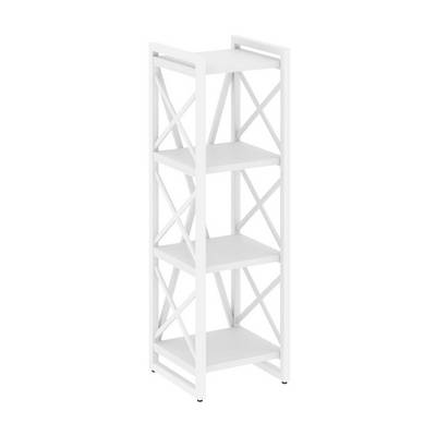 Loft VR.L-MST.O-4.4 (Белый бриллиант/Белый) Стеллаж на регулируемых опорах - 4 полки