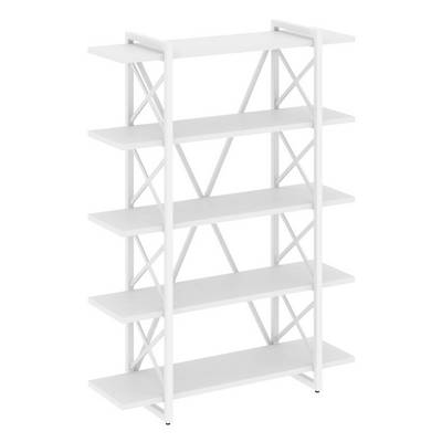 Loft VR.L-MST.O-5.8V (Белый бриллиант/Белый) Стеллаж на регулируемых опорах - 5 полок