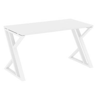 Loft VR.L-SRZ-3.7 (Белый бриллиант/Белый) Стол рабочий, на Z-образных опорах