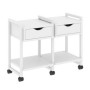 Loft VR.L-TN-1.K (Белый бриллиант/Белый) Тумба на колесных опорах наборная