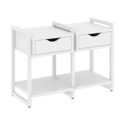 Loft VR.L-TN-1.O (Белый бриллиант/Белый) Тумба на регулируемых опорах наборная