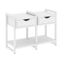Loft VR.L-TN-1.O (Белый бриллиант/Белый) Тумба на регулируемых опорах наборная
