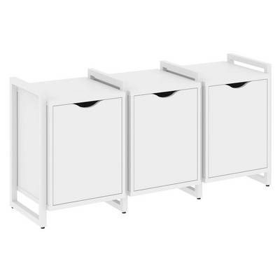 Loft VR.L-TN-5.O (Белый бриллиант/Белый) Тумба на регулируемых опорах наборная