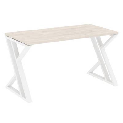 Loft VR.L-SRZ-3.7 (Денвер светлый/Белый) Стол рабочий, на Z-образных опорах
