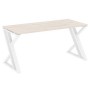Loft VR.L-SRZ-4.7 (Денвер светлый/Белый) Стол рабочий, на Z-образных опорах