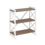Loft VR.L-MST.O-3.8 (Дуб аризона/Белый) Стеллаж на регулируемых опорах - 3 полки