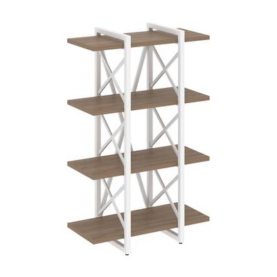 Loft VR.L-MST.O-4.4V (Дуб аризона/Белый) Стеллаж на регулируемых опорах - 4 полки
