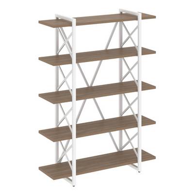 Loft VR.L-MST.O-5.8V (Дуб аризона/Белый) Стеллаж на регулируемых опорах - 5 полок