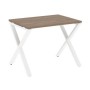 Loft VR.L-SRX-1.7 (Дуб аризона/Белый) Стол рабочий, на X-образных опорах