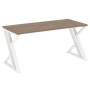Loft VR.L-SRZ-4.7 (Дуб аризона/Белый) Стол рабочий, на Z-образных опорах
