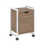 Loft VR.L-T2.K (Дуб аризона/Белый) Тумба на колесных опорах с распашным фасадом