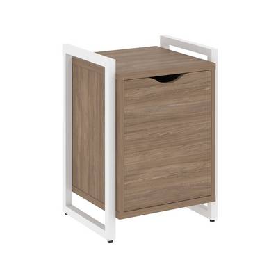 Loft VR.L-T2.O (Дуб аризона/Белый) Тумба на регулируемых опорах с распашным фасадом