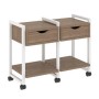 Loft VR.L-TN-1.K (Дуб аризона/Белый) Тумба на колесных опорах наборная
