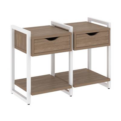 Loft VR.L-TN-1.O (Дуб аризона/Белый) Тумба на регулируемых опорах наборная