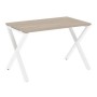 Loft VR.L-SRX-2.7 (Дуб аттик/Белый) Стол рабочий, на X-образных опорах
