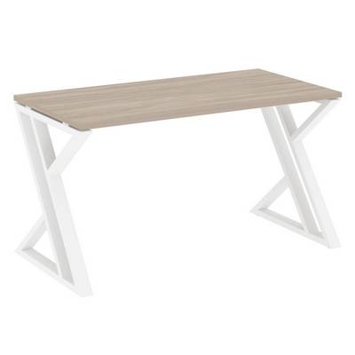 Loft VR.L-SRZ-3.7 (Дуб аттик/Белый) Стол рабочий, на Z-образных опорах