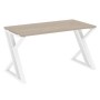 Loft VR.L-SRZ-3.7 (Дуб аттик/Белый) Стол рабочий, на Z-образных опорах